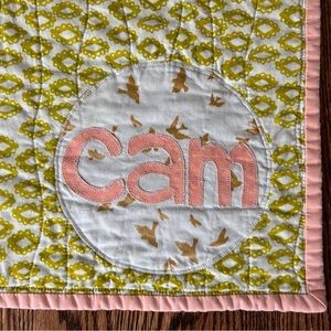 “Cam”/Camille homemade baby blanket
